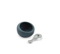 Liewood - Coffret repas 2 pcs bol et cuillère Sparia - Whale blue / Dove blue