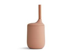 Liewood Gobelet avec paille Ellis 23 cl Dark rose-terracotta mix