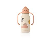 Liewood - Gourde en acier Kimmie 250 ml - Cats and Dogs / Sandy