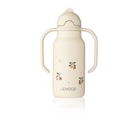 Liewood Récipient isotherme 'Kimmie 250 ml' crème / gris clair / sapin / orange foncé, Taille One Size