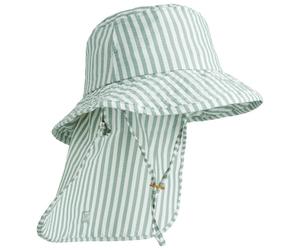 LIEWOOD - Kid's Damona Seersucker Sun Hat - Chapeau - 48-49 cm - 9-12 Months - stripe peppermint / crisp white