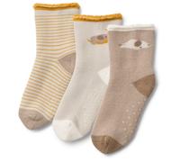 LIEWOOD - Kid's Eloy Baby Socks 3-Pack - Chaussettes multifonctions - EU 25/28 - elephant / creme de la creme