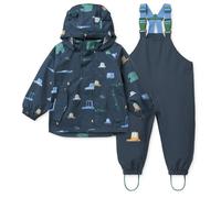 LIEWOOD - Kid's Manu Rainwear Set - Kit de pluie - 80 - cars / classic navy