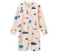 LIEWOOD - Kid's Max Printed L/S Swim Jumpsuit - Lycra - 92 - sailing / sandy