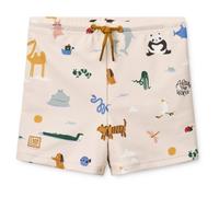 LIEWOOD - Kid's Otto Printed Swim Pants - Short de bain - 134 - around the world / sandy