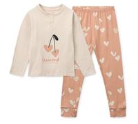 LIEWOOD - Kid's Wilhelm Printed Pyjamas Set - Pyjama - 98-104 - heart / sweetheart / pale tuscany / mix