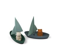 Liewood Jouet de bain Ensley bateaux 2 pièces Whale blue multi mix