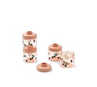 Liewood - Lot de 4 pots de conservation en tritan Berry / Pale Tuscany