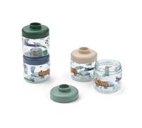 Liewood Pots pour aliments bébé Dominique 100 ml. 4 pièces Fun-beach blue