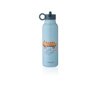 Liewood Récipient isotherme 'Falk 500 ml' bleu clair / pétrole / orange, Taille One Size