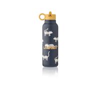 Liewood Récipient isotherme 'Falk 500 ml' bleu marine / moutarde / blanc cassé, Taille One Size