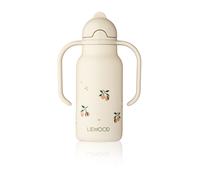 Liewood Récipient isotherme 'Kimmie 250 ml' crème / gris clair / sapin / orange foncé, Taille One Size