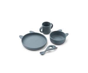 Liewood Service de vaisselle 'Vivi' bleu-gris, Taille One Size