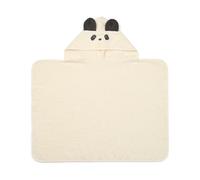 Liewood Serviette avec capuche Vilas Panda Creme de la creme