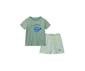 Liewood Set 'Ilford Placement' bleu / bleu marine / vert / blanc, Taille 122-128