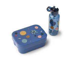 Liewood Set lunchbox imprimé Chelsey 2 pièces Universe-Classic navy