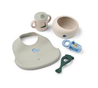 Liewood Set repas bébé Mileah Dino Roar/Dove blue