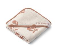 Liewood - Sortie de bain bébé à capuche Alba - Peach / Sea shell