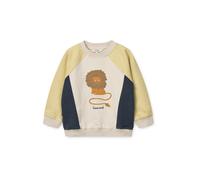 Liewood Sweat 'Aude' bleu marine / cognac / jaune / blanc, Taille 92