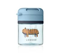 Liewood Tasse avec paille Pavia 28 cl Fun-beach blue