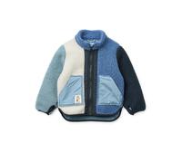Liewood Veste en polaire 'Noam Pile' bleu marine / bleu roi / bleu cyan / blanc, Taille 134