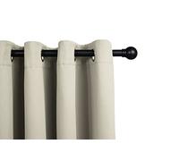 LIFA LIVING Rideau Occultant avec Anneaux Beige, Rideau Opaque Fenêtre 100% Polyester, Rideaux Opaques Anti Lumière pour Chambre et Salon, 300 x 250 cm (lxh)