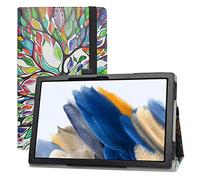 LIFANG Coque pour Samsung Galaxy Tab A8,Support Veille/Réveil Etui et Pliable Stand Housse Support Ultra-Mince et Léger Etui Cover Coque Case pour Samsung Galaxy Tab A8 10.5 inch 2022,Love Tree