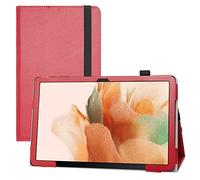 LIFANG Coque pour Samsung Tab S7 FE,et Pliable Stand Housse Support Ultra-Mince et Léger Etui Cover Coque Case pour 12.4" Samsung Galaxy Tab S8 Plus/Galaxy Tab S7 Plus,Rose