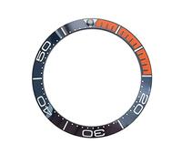 LiFBeauTiFul 38-30.8mm Ceramic Bezel Insérer Un Cadran de 41 mm Compatible for Omega Bezel MER Master 007 Montre des Pieces DE Visage DE Recherche REMPRISES Remplacer Les Accessoires Home