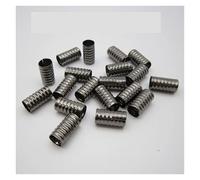 LiFBeauTiFul 60pcs / lot Golden/Silver/Gun Black Hairvable Hair Dread Dreadlock Perles à Tube DIY Accessoires de Coiffure Home (Color : Gun Black)