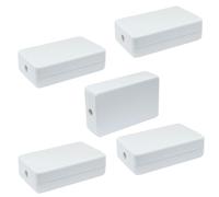 LifCratms Lot de 5 petites boîtes de jonction en plastique ABS Blanc 60 x 36 x 17 mm
