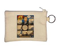 Life and Legacy of John Kennedy Porte-monnaie Beige
