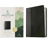 Life Application Study Bible: New Living Translation, Black & Onyx, Leatherlike