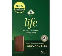 Life Application Study Bible: New Living Translation, Life Application Study Bible, Brown/tan, Leatherlike, Personal Size