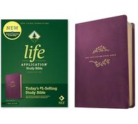 Life Application Study Bible: New Living Translation, Purple LeatherLike: Red Letter Edition