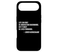 Life Backwards Lived Forwards Citation : Soren Kierkegaard Coque pour iPhone Air