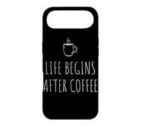 Life Begins After Coffee Café Vie ne Commence qu'après Café Coque pour iPhone Air