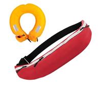Life Belt, Flotation Device, Water Safety Equipment, Inflatable Adjustable Strap, Lightweight Buoyant Support for Kayaking, Snorkeling, Swimming, Rescue, Boating, Surfing