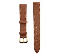 Life Bracelet de Montre Universel Unisexe à Boucle 16mm x 22mm en Cuir PU Marron pour Hommes Femmes, Résistant à la Transpiration, Bracelet à Boucle Ardillon