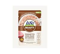 Life Cat Nourriture humide pour chat | Variété mousse | Saveurs et propriétés variées | 10 x 70 g | (10 x 70 g, thon avec huile de noix de coco Beauty)