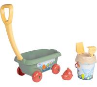 Life - Chariot de Plage Garni - Seau + Accessoires - Plastique Recyclé - Dès 18 Mois - 867024