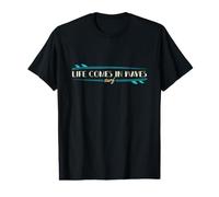 Life Comes in Waves Vintage Retro Surf T-Shirt Graphique avec Valeur
