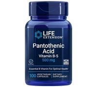 Life Extension Acide pantothénique 500 mg - 100 gélules