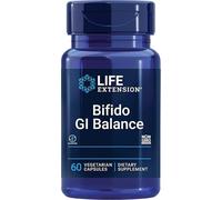 Life Extension, Bifido GI Balance, avec Bifidobacterium longum, 60 Capsules, Sans Gluten, Végétarien, Sans Soja, Sans OGM