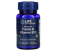 Life Extension Bioactive, Folate Et Vitamine B12, 90 Capsules Végétariennes