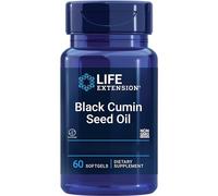 Life Extension, Black Cumin Seed Oil (Huile de Cumin Noir), 500mg, 60 Capsules molles, Sans Gluten, Sans Soja, Sans OGM
