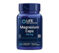 Life Extension, Magnesium Caps, 500mg, 100 Capsules végétaliennes, Sans Gluten, Végétarien, Sans Soja, Sans OGM