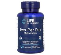 Life Extension Multivitamines Two-Per-Day, 120 Capsules