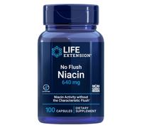 Life Extension No Flush Niacin 640 mg - 100 Capsules