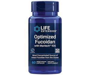 Life Extension, Optimized Fucoidan with Maritech, Extrait de Wakame, 60 Capsules végétaliennes, Sans Gluten, Végétarien, Sans soja, Sans OGM